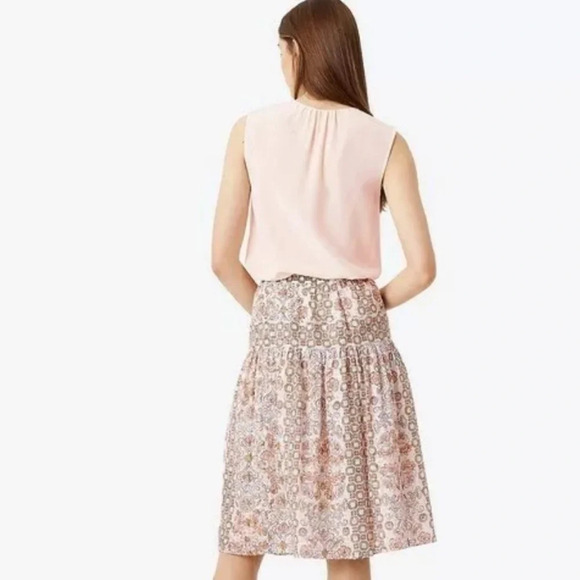 . Nwt! Tory Burch Jess Silk Top, size 0 - Picture 2 of 3